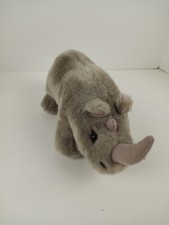 ROCKY RHINOCEROS 25669 GREY 12  PLUSH DAKIN APPLAUSE