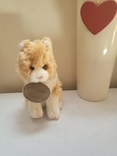 Vintage RUSS YOMIKO CLASSICS Cute Small Orange Tabby Cat Kitten Soft Plush Toy 1