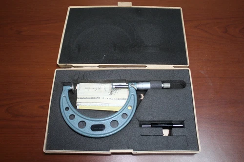 mitutoyo outside micrometer 75-100mm with standard 75 mm