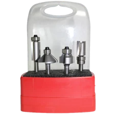 Whiteside 4 Pc. Compact Router Bit Set, 1/4 in. Shank