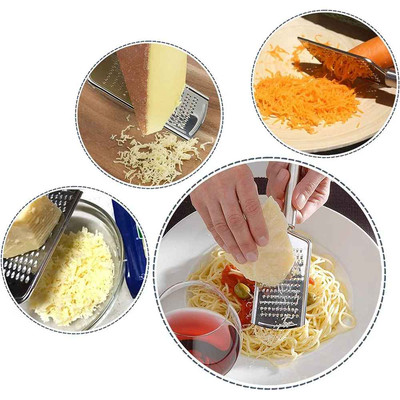 LMETJMA Micro Blade Grater Perfect for Cheese, Carrots, Ginger, Lemon & Nutmeg