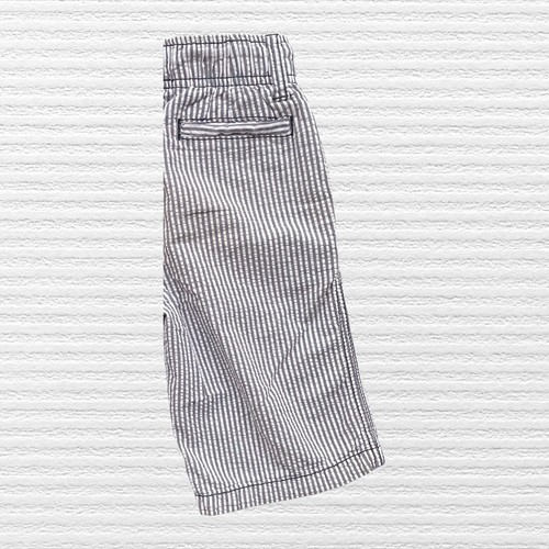 Gymboree Boys Classic Seersucker Bermuda Shorts Blue White Pinstripe Size 5 - Picture 10 of 11