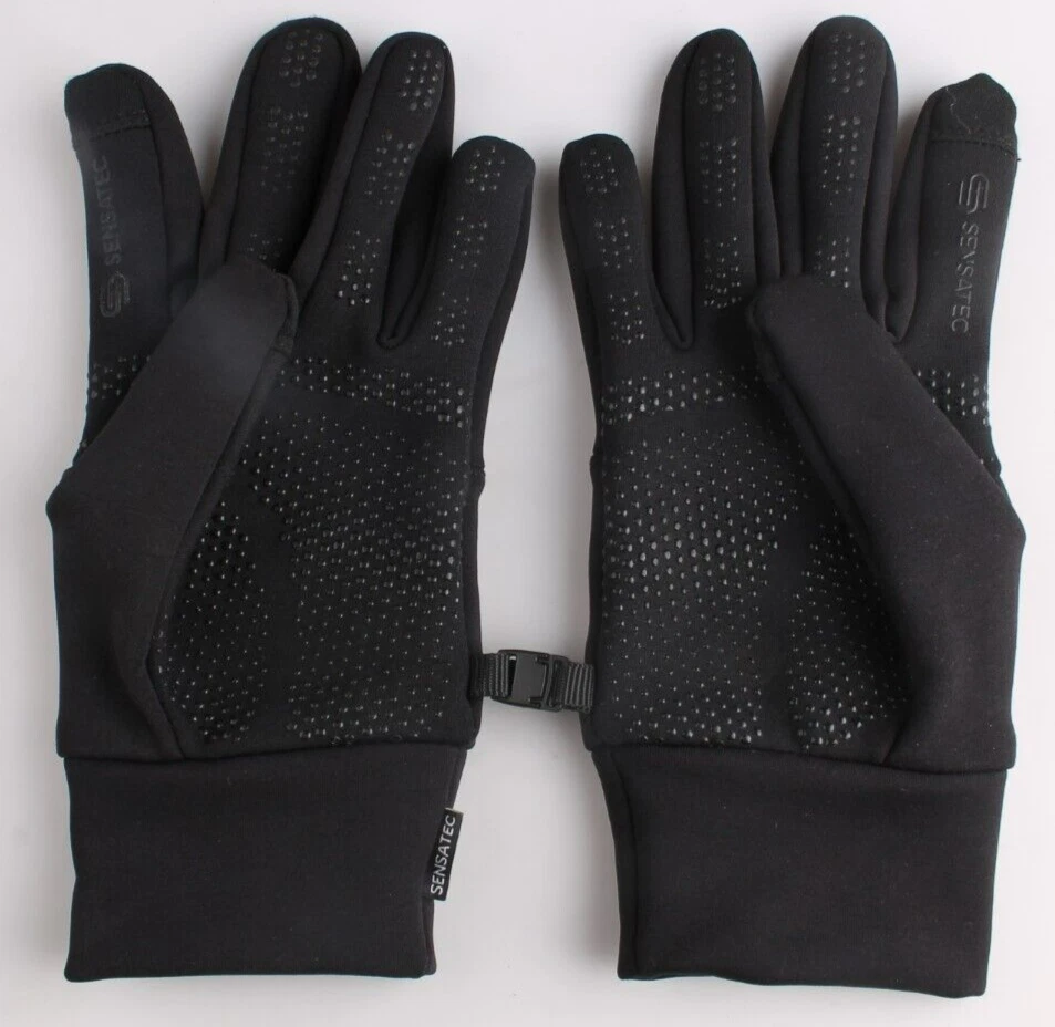 HEAD Táctil Ultra-Ajuste Guantes Correr Hombre Sensatec Elástico Negra L Nwot - Imagen 2 de 4