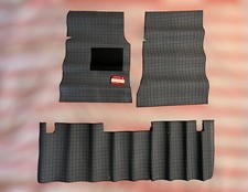 Set Tappetini In Gomma FIAT 124 Berlina (in 3 Pezzi) Col. Grigio