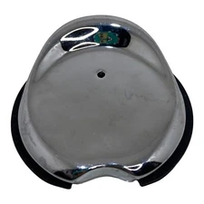 🐞 REPLACEMENT TRAVEL TUMBLER COFFEE CUP PRESS ON CHROME LID 3.25" EUC - R1