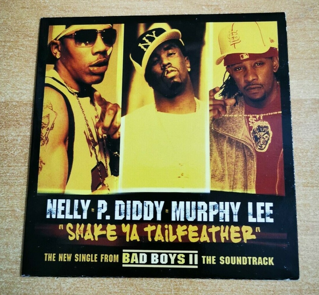 P. Diddy SHAKEYATAIL FEATHER ピップホップ 7インチ NELLY P. DIDDY MURPHY LEE Shake ya tailfeather ULTRA RARE SPAIN