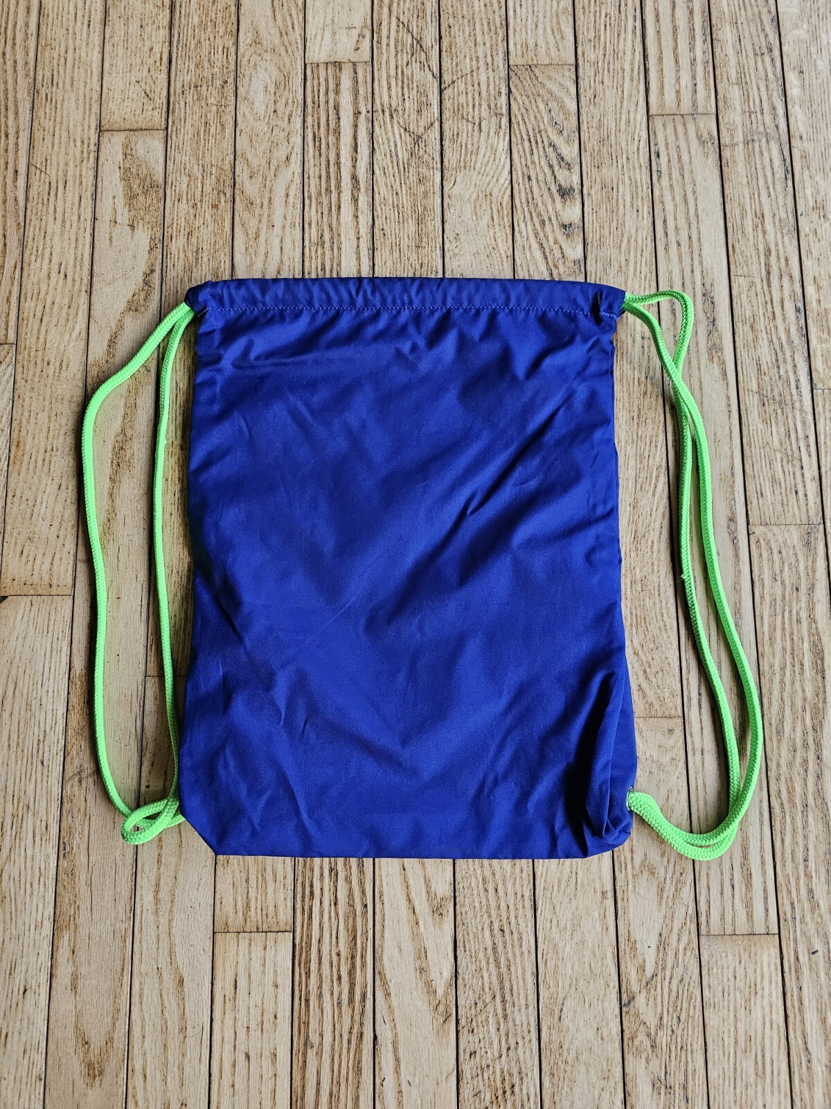 NIKE Nylon Stringbag Lime Green Drawstring Backpa… - image 2