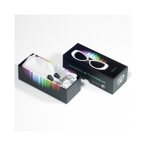 1 Pair 3D3 A1124 Mini Universal 3D TV Eyewear Active Shutter DLP Link Glasses - Picture 10 of 10