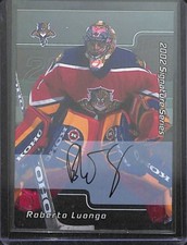 2002-03 Be A Player Hockey Signature Series Autograph #012 Roberto Luongo