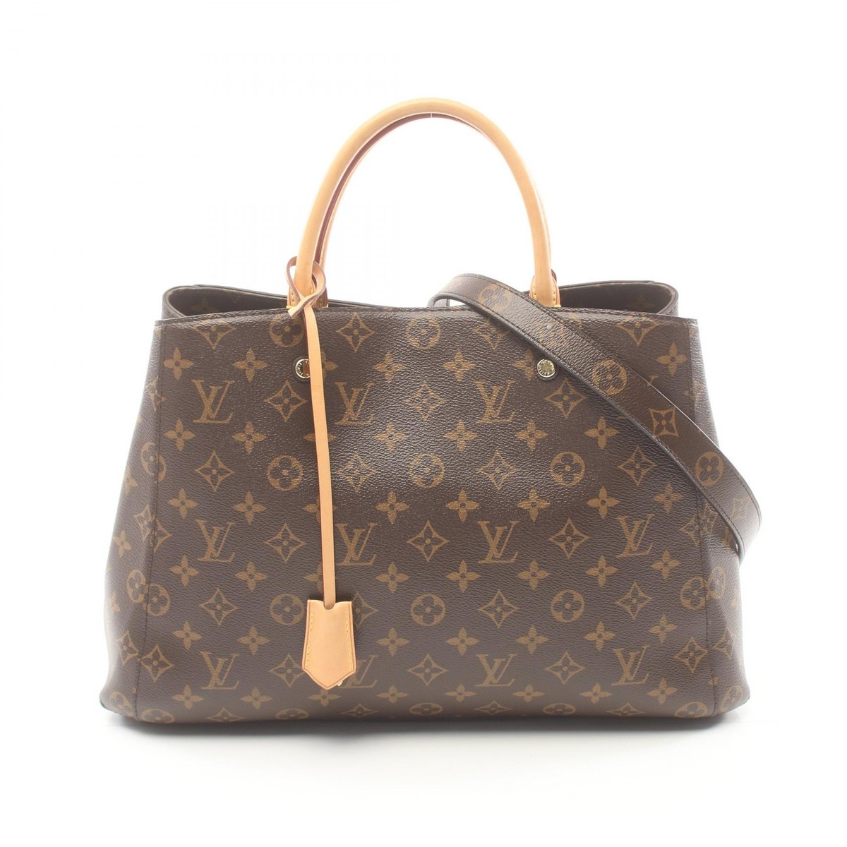 LOUIS VUITTON Montaigne GM Tote shoulder Bag M41067 canvas leather