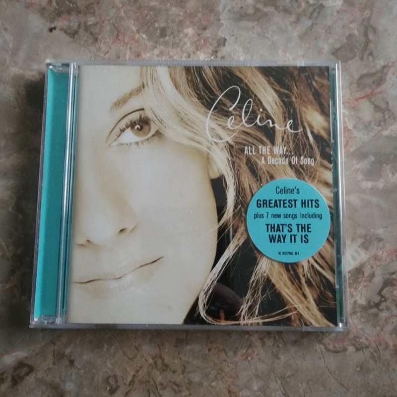 Celine Dion All the Way A Decade of Song--CD GOOD