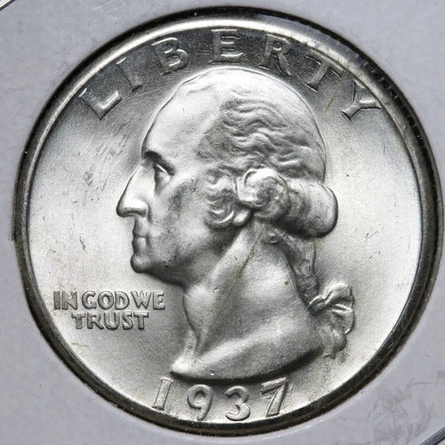 1937-D Washington Quarter — photo from another recent sale