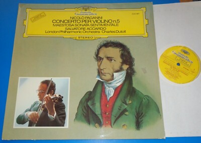 Salvatore Accardo/Charles Dutoit PAGANINI Violin Concerto No.5 - DG 2530 961