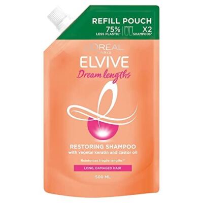 Elvive Traum Längen Shampoo Nachfüllbar Eco Tasche, 500ml