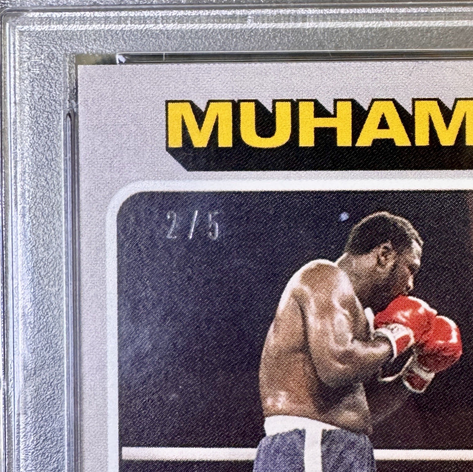 2021 Topps Muhammad Ali The Peoples Champ #59 Ali vs Frazier 3 - Silver/5, PSA 9 view 2