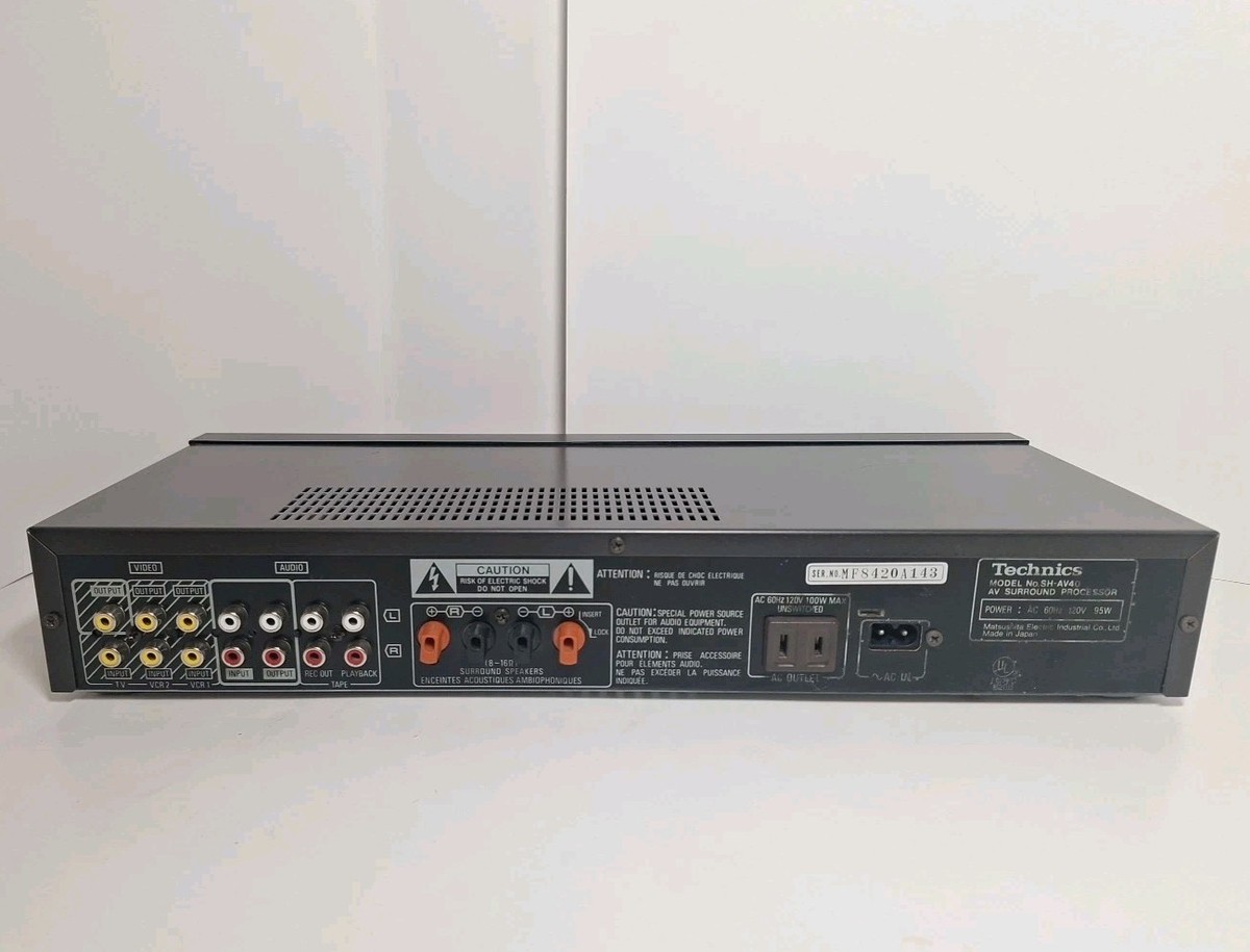Vintage Technics AV Surround Processor SH-AV46 Tested Works Rare