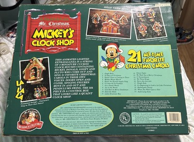 レア！！クリスマス ミッキーズ クロックショップ　21曲 1993 ディズニー Mr. Christmas 1993 Mickey's Clock Shop for sale online | eBay