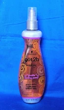 got2b Kinkier Double Curling Power Spray Gel Gloss Define Curly Hair Schwarzkopf