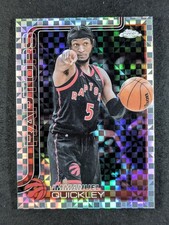 2025-26 Topps Chrome IMMANUEL QUICKLEY X-Fractor Toronto Raptors #212
