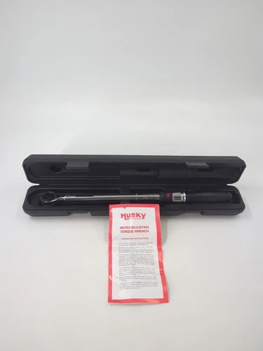 HUSKY PRO Torque Wrench 39103 Socket Wrench with Case