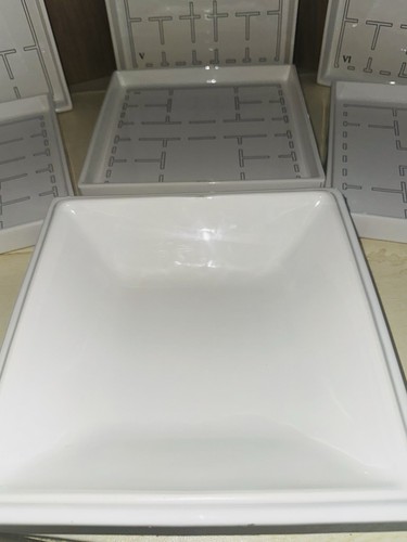 SELETTI PALACE Stacking Tableware 7 Piece Set Square Plate 22.5cm - Picture 6 of 16