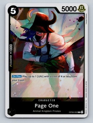 Page One [OP08 - OP08-092]