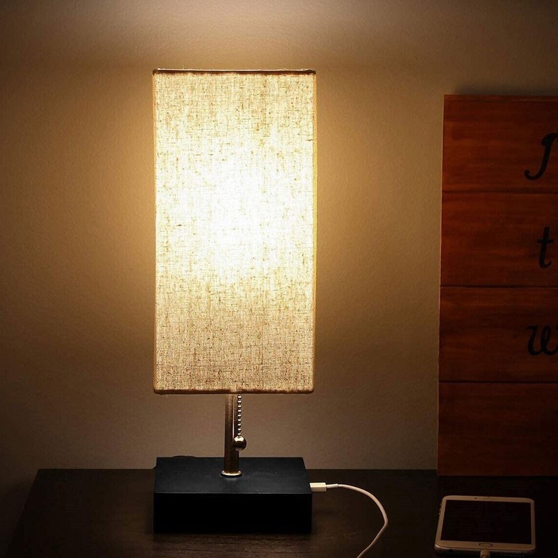 Desk lamp retro modern simple adjustable three color light+camera