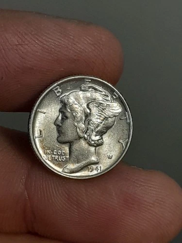 1941- P Mercury Dime Uncirculated #4