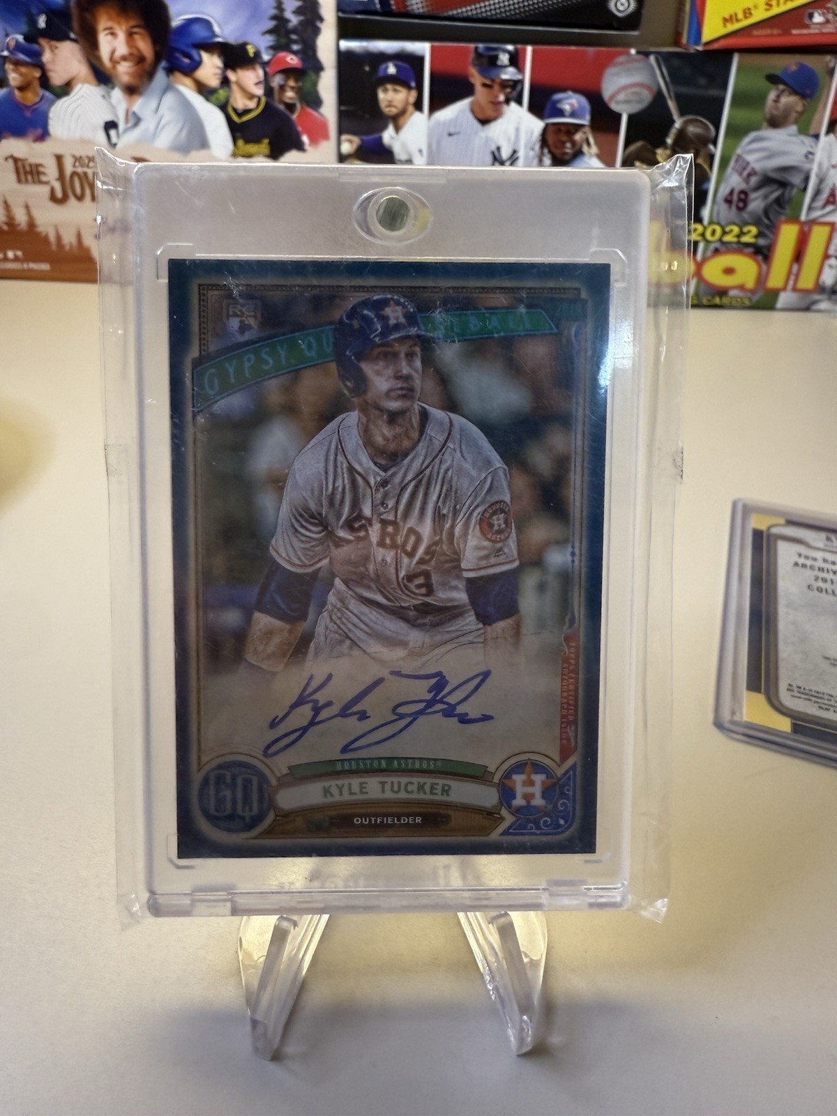 2019 Topps Gypsy Queen - Autographs Kyle Tucker #GQA-KT Blue /150 (AU, RC)