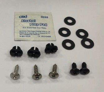 TrailFX Trail FX Bug Shield Mounting Hardware GLAS0014