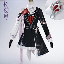 Anime Honkai: Star Rail March 7th Evernight Cosplay Costume Coat Glove Full Set