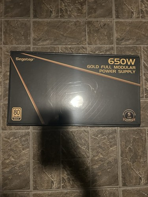 #ad Segotep GP650G 650W 80 PLUS Gold Full Modular ATX Power Supply Black $59.99