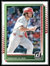Thomas Saggese 2025 Donruss #30 RC St. Louis Cardinals