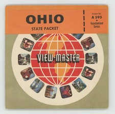 OHIO the Buckeye State 1954 Universal Style View-Master Packet OH-123 Exc. Cond.