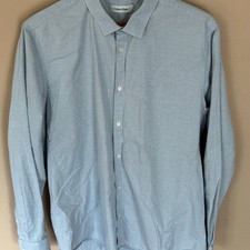 Men  s Calvin Klein Long Sleeve Button Down Shirt Large