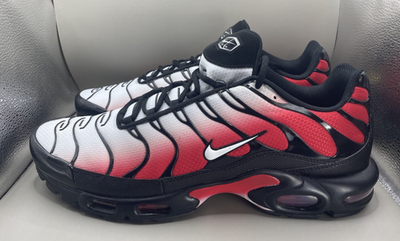 Nike Air Max Plus Pure Platinum University Red Black DM0032-017 Men\'s Size 11.5 DM0032-017 Nike Air Max Plus Pure Platinum University Red  main image 2