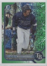 2022 Bowman Draft Chrome Green Sparkle Refractor 67/99 Willy Vasquez #BDC-40 9hx