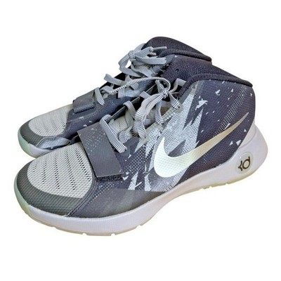 Nike KD Trey 5 III Mens 11 Pre-Owned Basketball Shoes Grey 749379-001 Mid Top