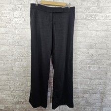 Talbots Signature Wide Leg Dress Pants Size 10 Wool Blend
