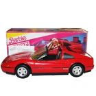 Barbie Ferrari - Vintage Red Car - Mattel 1986 - With Box / 3136