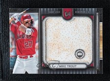 2023 Topps Museum Collection MLB Authenticated Base Relics 5/10 Mike Trout v9t