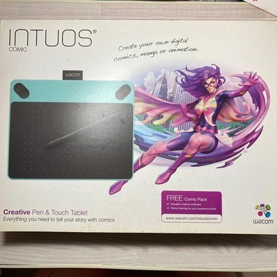 Wacom Intuos Comic Pen & Touch Tablet Blau Digital Comic Zeichenblock