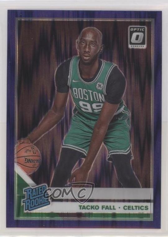 2019 Panini Donruss Optic Rated Rookie Purple Shock Prizm Tacko Fall #161 04dh