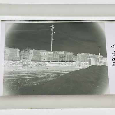 Railroad Negative Boston & Maine B&M #1704 DSL-RDSW DRS-4a Mechanicville, NY