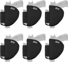 Universal Pistol Holster with Magazine Pouch, Gun Safe Pistol Holder for Gun Cab