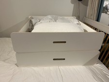 Unto This Last Plywood Underbed Storage Drawers – Pair- Rare Discontinued Design