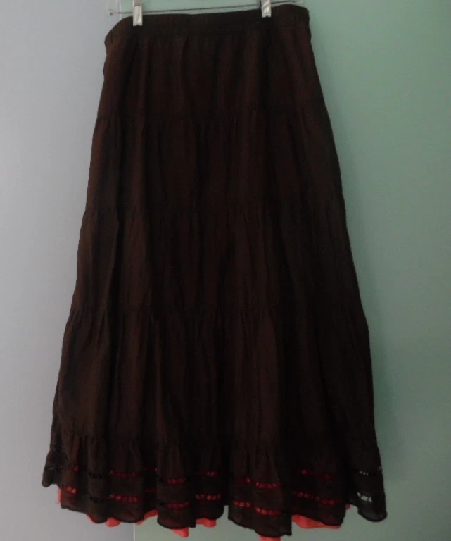 СТАРАЯ ТЕМНО-СИНЯЯ ЮБКА WONAMS — ПОЛНОСТЬЮ НА ПОДКЛАДКЕ — ЭЛАСТИЧНАЯ ТАЛИЯ - Изображение 4 из 4