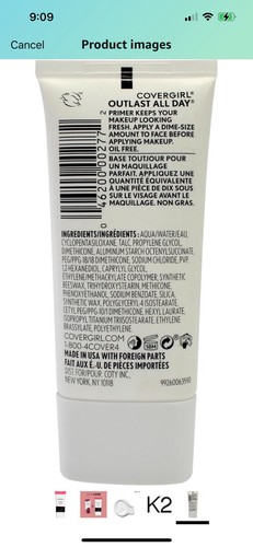 COVERGIRL Outlast All-Day Makeup Primer - Picture 5 of 5