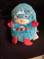 Marvel Comics Captain America 12" HideAway Pets Plush Pillow '2014