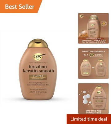 Nourishing Keratin Shampoo with Coconut Oil 13 Oz - Luxurious Shine & Softness